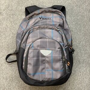 Bondka Skate Padded Laptop Backpack Beach‎ Commuter College Bag Strap Plaid